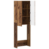 Toilet Cabinet BREDA Old Wood 66 x 25.5 x 190 cm 897583