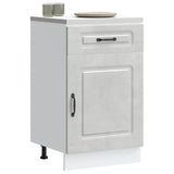 Kitchen Base Cabinet Kalmar Concrete Grey Engineered Wood 853481