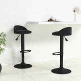 Bar Stools 2 pcs Black Velvet 333598