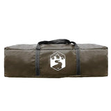 Camping Tent Tunnel 4-Person Brown Waterproof 4009414