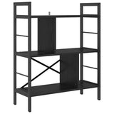 Bookshelf Black Oak 75 x 30 x 91 cm Engineered Wood 883970