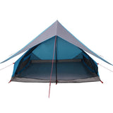 Family Tent with Roof Blue and Grey 315 x 286 x 200 cm 4100680