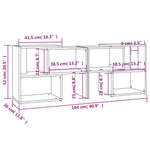 TV Cabinet High Gloss Black 104x30x52 cm Engineered Wood 808357