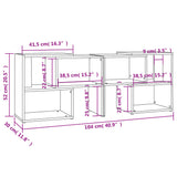 TV Cabinet High Gloss Grey 104x30x52 cm Engineered Wood 808358