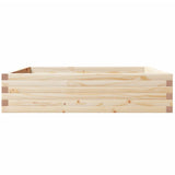 Garden Planter 100x100x23 cm Solid Wood Pine 847208