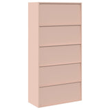 Storage Cabinet 2 pcs Pink 90 x 40 x 180 cm Steel Lockable 3438652