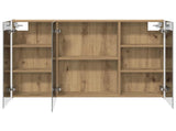 Bathroom Mirror Cabinet Artisian Oak 103.5 x 15.5 x 70 cm 889278