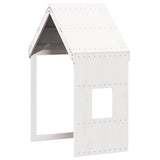 Kids' Bed Roof White 60x89x134.5 cm Solid Wood Pine 846886