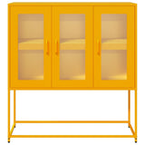Sideboard Mustard Yellow 100.5x39x107 cm Cold-rolled Steel 853407