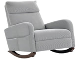 Corduroy Rocking Armchair - Grey T3398P424877
