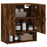 Wall Cabinet Smoked Oak 60x31x70 cm Engineered Wood 829889