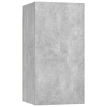 4 Piece TV Cabinet Set Concrete Grey Engineered Wood 3079094
