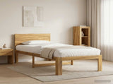 Single Bed Frame with Headboard ROSTOCK White 90 x 190 cm 903400