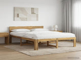 Double Bed Frame with Headboard ROSTOCK White 120 x 200 cm 903463