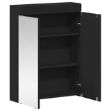 Bathroom Mirror Cabinet with Door TULUM Black 60 x 16.5 x 78 cm 880362