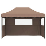 Party Tent Folding Brown 279 x 410 x 315 cm Oxford Fabric 42023592