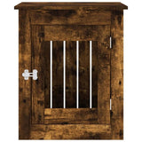 Dog Crate Furniture Smoked Oak 55x75x65 cm Engineered Wood 838320