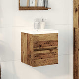 Bathroom Sink Cabinet Black Oak 41 x 39 x 62 cm Engineered Wood 3333149