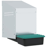 Chicken Nesting Box 1 Compartment Wall-Mounted Galvanised Steel 4104898