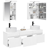 Bathroom Cabinet Set 5 pcs White 50 x 14.5 x 70 cm 3406591