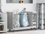 Golf Cabinet with Wheel Plain Grey Sonoma 120 x 45 x 98 cm 899476