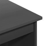 Desk Cabinet Set 2 pcs Grey Solid Pine Wood 3438772