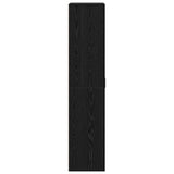 Highboard with Shelf Black oak 80 x 39 x 178 cm Engineered wood 3365572