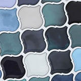 Lanturn Tile 20 pcs Blue Green 27 x 27 cm Polyurethane and PET 42021339