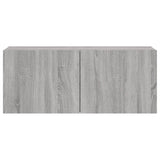TV Cabinet Wall-mounted Grey Sonoma 100x30x41 cm 836971