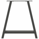 Dining Table Legs A-Shaped 2 pcs Anthracite 80x cm Steel 4012858