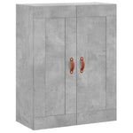 Highboard Concrete Grey 69.5x34x180 cm Engineered Wood 3199981