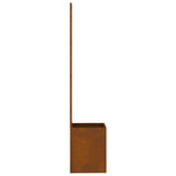 Garden Privacy Screen Rusty 50 x 150 cm Weathering steel 876468