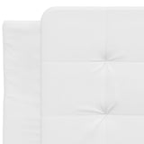 Bed Frame without Mattress "Zadar" White 80x200 cm Faux Leather 3208143