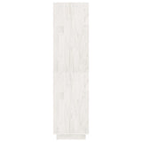 Book Cabinet/Room Divider White 80x35x135 cm Solid Pinewood 810890