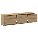 TV Cabinet with LED with Drawer Artisian Oak 140 x 34 x 40 cm 3418708