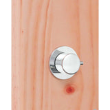 Outdoor Shower 214.5 cm Solid Douglas Wood and Stainless Steel 886346