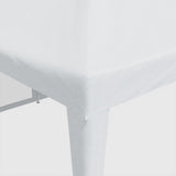 Party Tent with 12 Mesh Sidewalls White 8x4 m HDPE 4010071