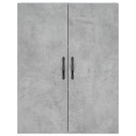 Highboard Concrete Grey 69.5x34x180 cm Engineered Wood 3198181