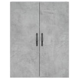 Highboard Concrete Grey 69.5x34x180 cm Engineered Wood 3198181