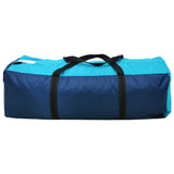 93183 Camping Tent 6 Persons Blue and Light Blue