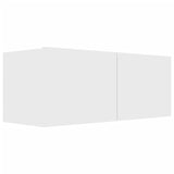 6 Piece TV Cabinet Set White Engineered Wood 3114550