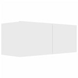 6 Piece TV Cabinet Set White Engineered Wood 3114550