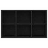 Book Cabinet/Sideboard Black 66x30x98 cm Engineered Wood 800343