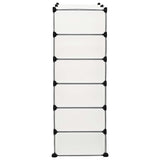 244921 Interlocking Shoe Organiser with 12 Compartments White