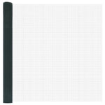 ZNTS PVC Fence Post Set Set of 2 Green PVC 25 x 1.5 m Durable 3352095