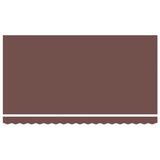Awning Frame Brown 400 x 200 cm Polyester with PU coating 3329817