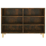 Sideboard Smoked Oak 103.5x35x70 cm Engineered Wood 813182