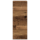 4 Piece TV Cabinet Set Wall-mounted Old Wood Engineered Wood 3329017