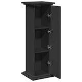 Display Stand with Storage Black 31x30x90 cm Engineered Wood 854608