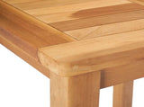 Outdoor Bar Set 3 pcs Untreated Solid Teak Wood 3422496